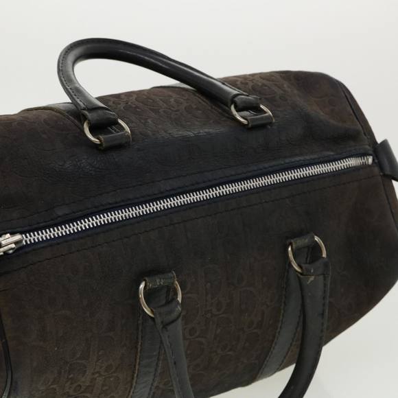 Christian Dior Trotter Canvas Hand Bag Navy Auth rd2920 - Picture 6 of 16